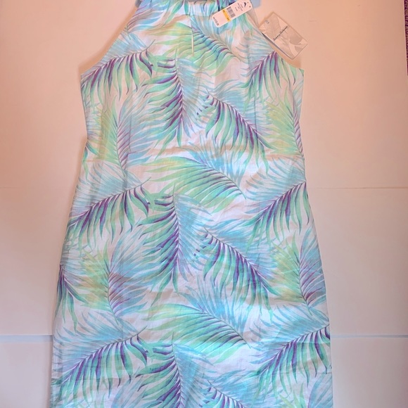 Tommy Bahama Linen Halter Dress Size M! - Picture 3 of 9